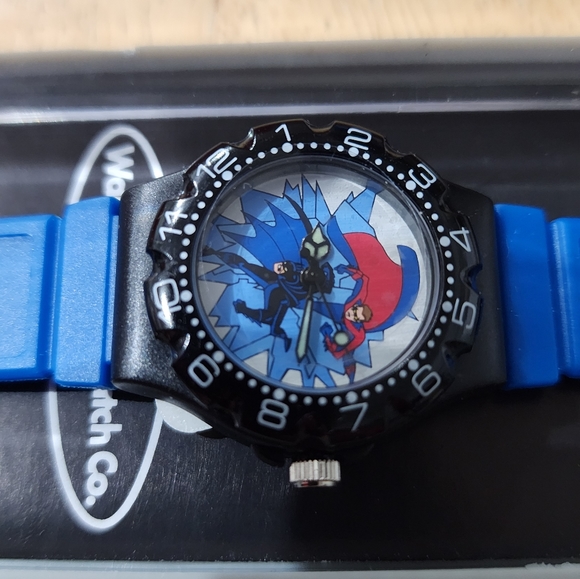 NWT Genuine DC Comics Batman & Robin Quartz Watch - Picture 5 of 6